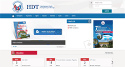 Desktop Screenshot of hdtdernegi.org